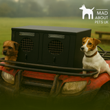Quad / ATV Dog Boxes with free rubber matting, free delivery and 15% off this weekend Discount applied at checkout