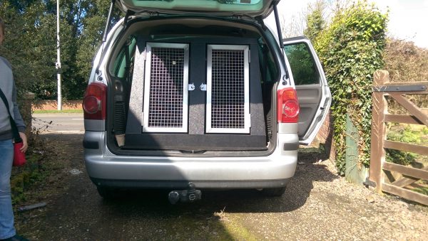 Ford Galaxy Double Dog Cage
