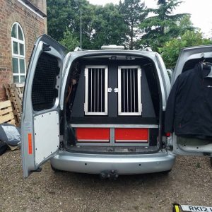 VW Caddy Van Dog Box